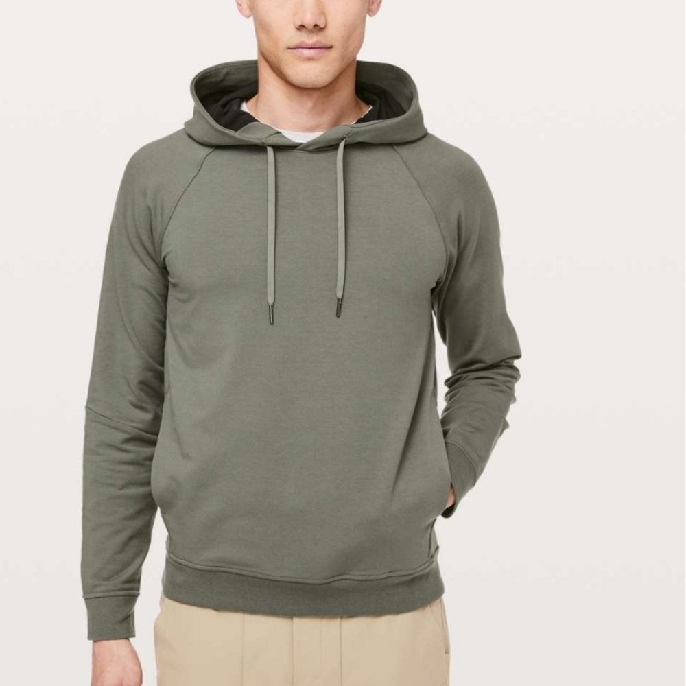 Lululemon City Sweat Pullover Hoodie Grey Sage Medium